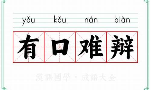 有口难辩的句子说说心情-有口难辩啥意思