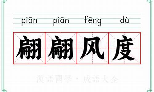 翩翩风度解释-翩翩风度解释是什么