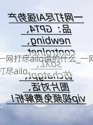 一网打尽ailo讲的什么_一网打尽ailo