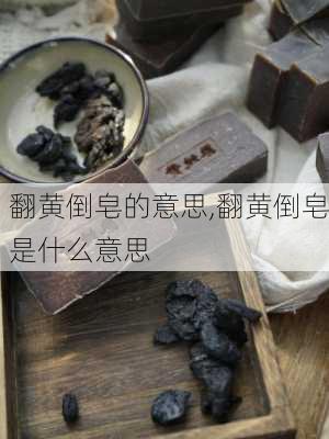 翻黄倒皂的意思,翻黄倒皂是什么意思