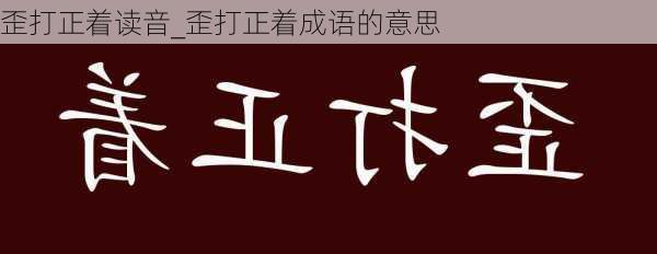 歪打正着读音_歪打正着成语的意思