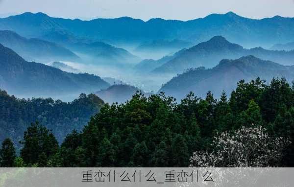 重峦什么什么_重峦什么