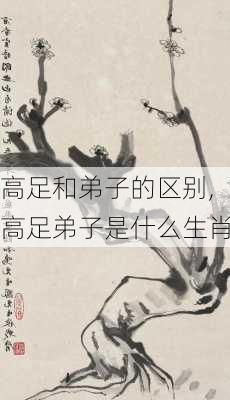 高足和弟子的区别,高足弟子是什么生肖